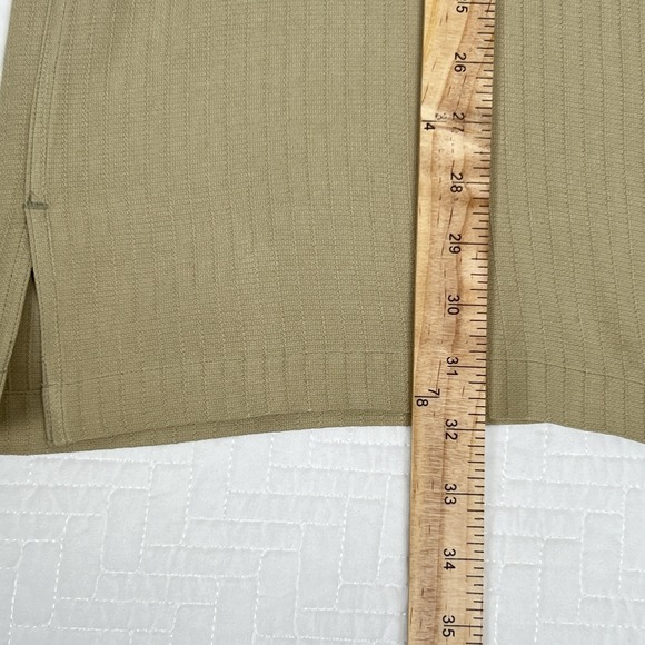 JHANE BARNES - 100% SILK Herringbone Mens L Shirt - Picture 7 of 8